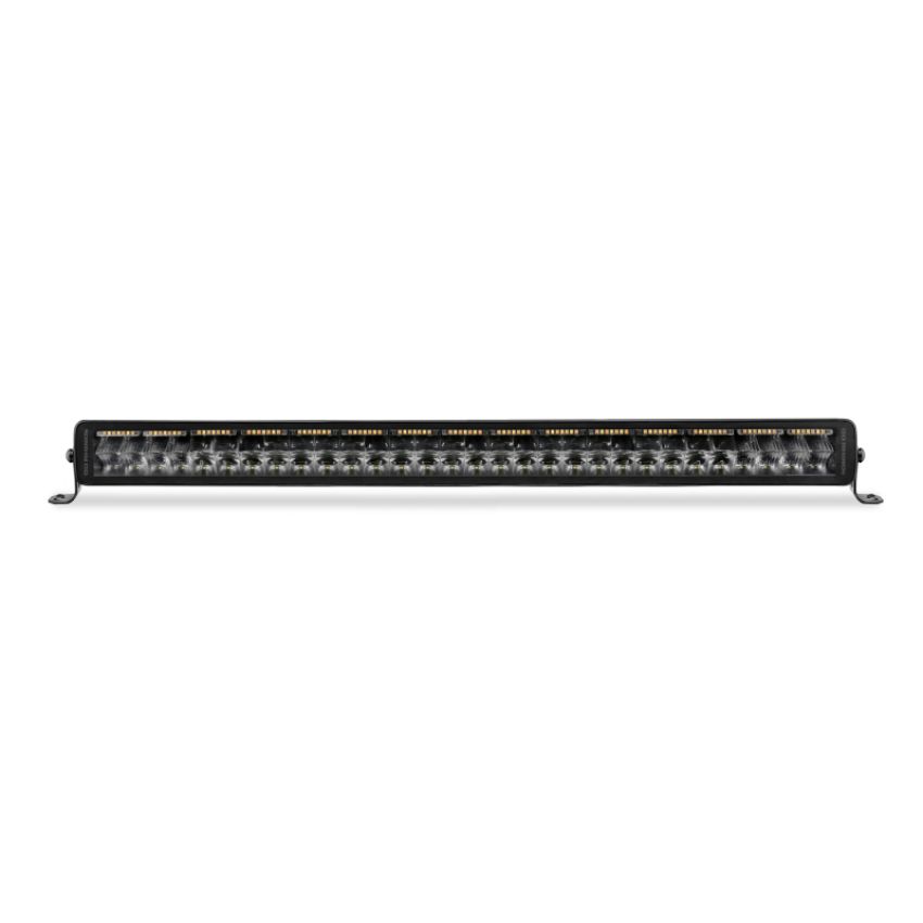 Go Rhino 753003012CDS Xplor Blackout Combo Series Dbl Row LED Light Bar w/Amber (Side/Track Mount) 32in. - Blk