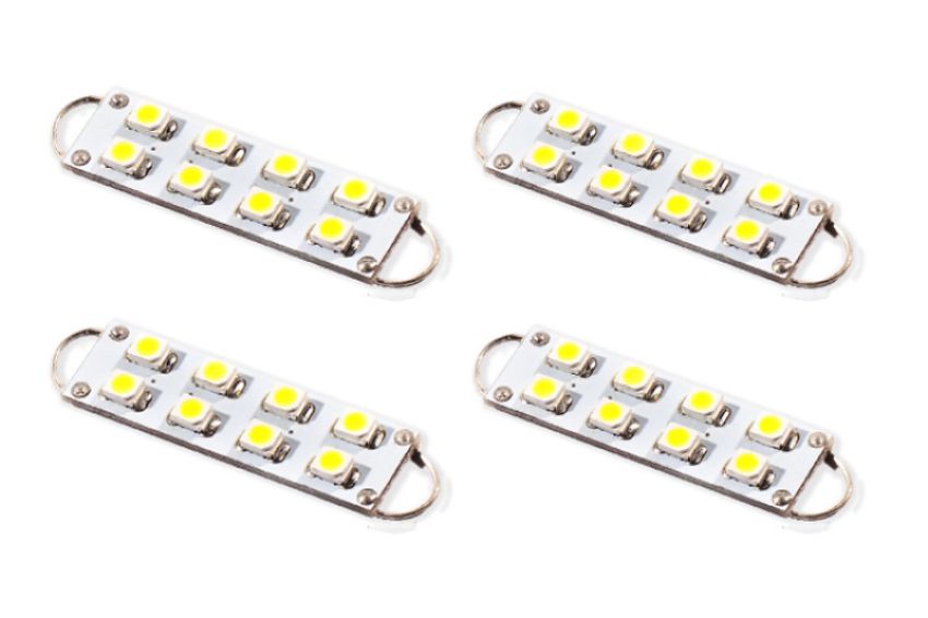 Diode Dynamics DD0102Q 44mm SML8 LED Bulb - Cool - White Set of 4