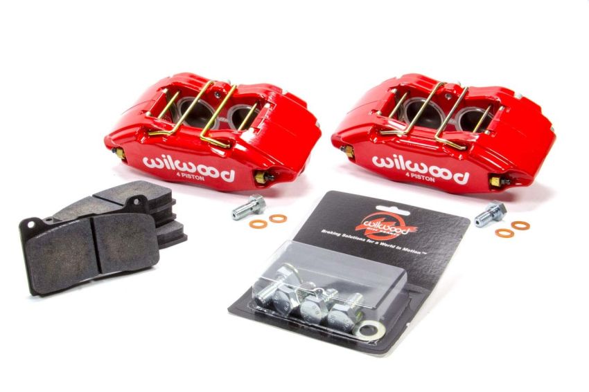 Wilwood 140-13029-R DPHA Front Caliper & Pad Kit Red Honda / Acura w/ 262mm OE Rotor