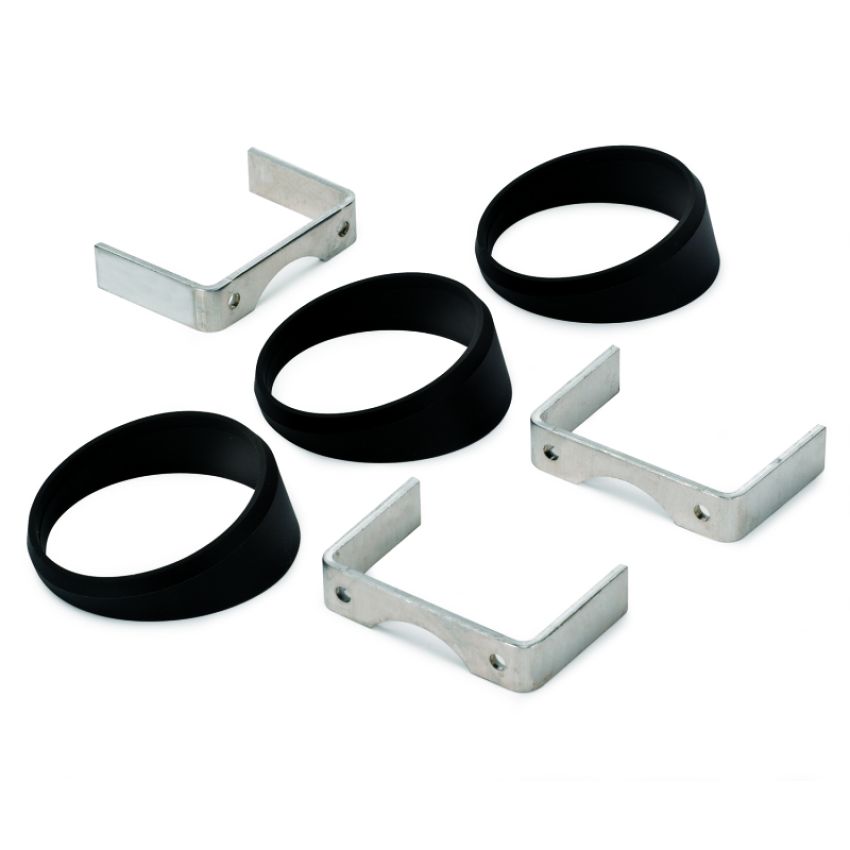 AutoMeter 3244 GAUGE MOUNT, ANGLE RINGS, 3 PCS., BLACK, FOR 2 5/8