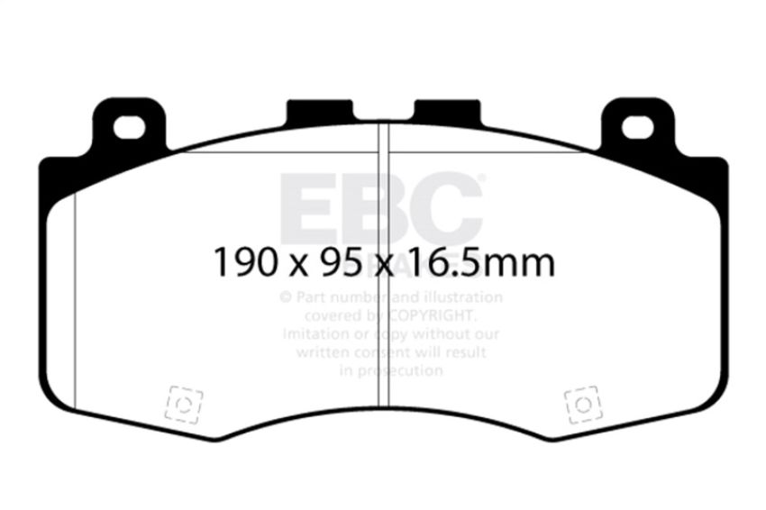EBC Brakes DP42400R Yellowstuff Street And Track Brake Pads
