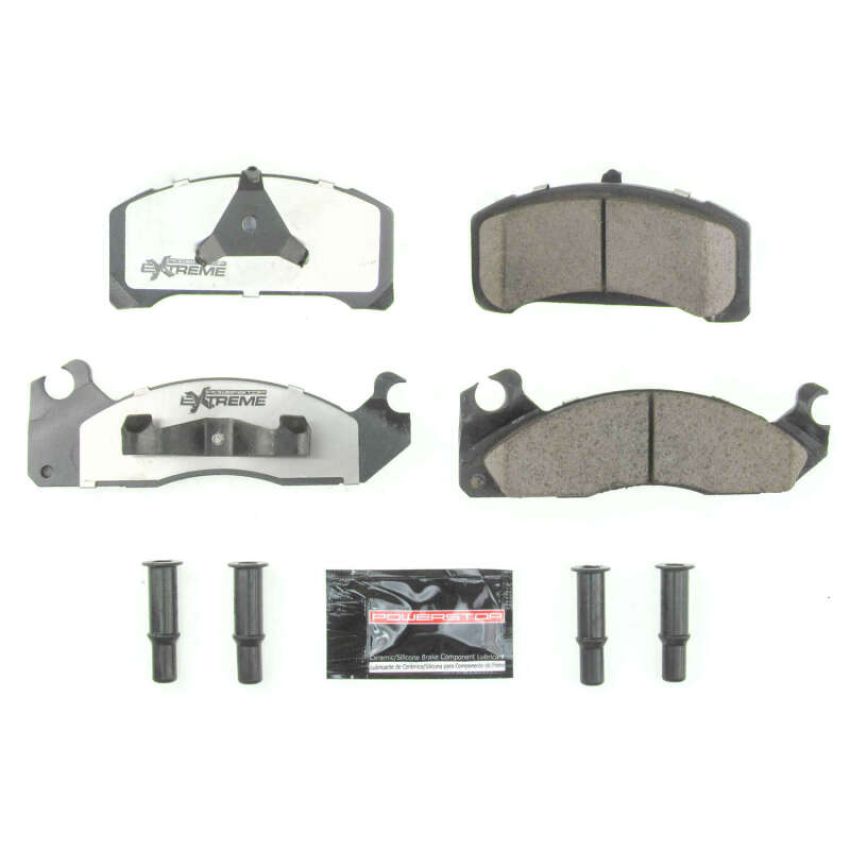 PowerStop Z26-310 PowerStop - Z26 Performance Carbon-Fiber Ceramic Brake Pads with Hardware Kit
