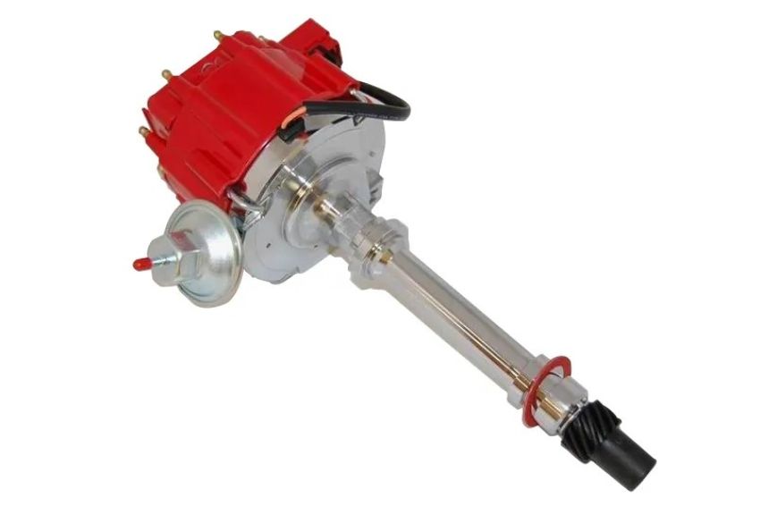 RACING POWER CO-PACKAGED RPCR3925 SB/BB Chevy Hei Distibu tor 50K Volt Coil - Red