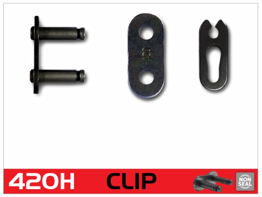 RK Chain 420H-CL 420H Clip Link - Natural
