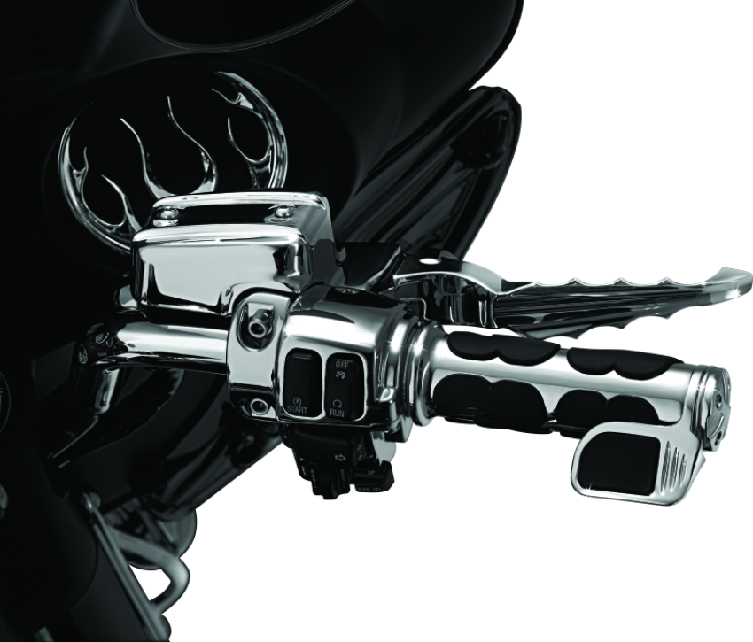 Kuryakyn 6299 Contoured ISO Throttle Boss Chrome