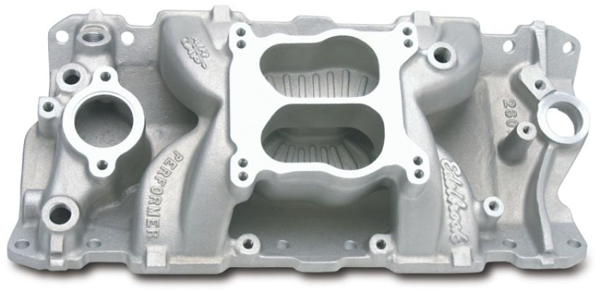 EDELBROCK EDE2601 SBC Performer Air Gap Manifold - 262-400