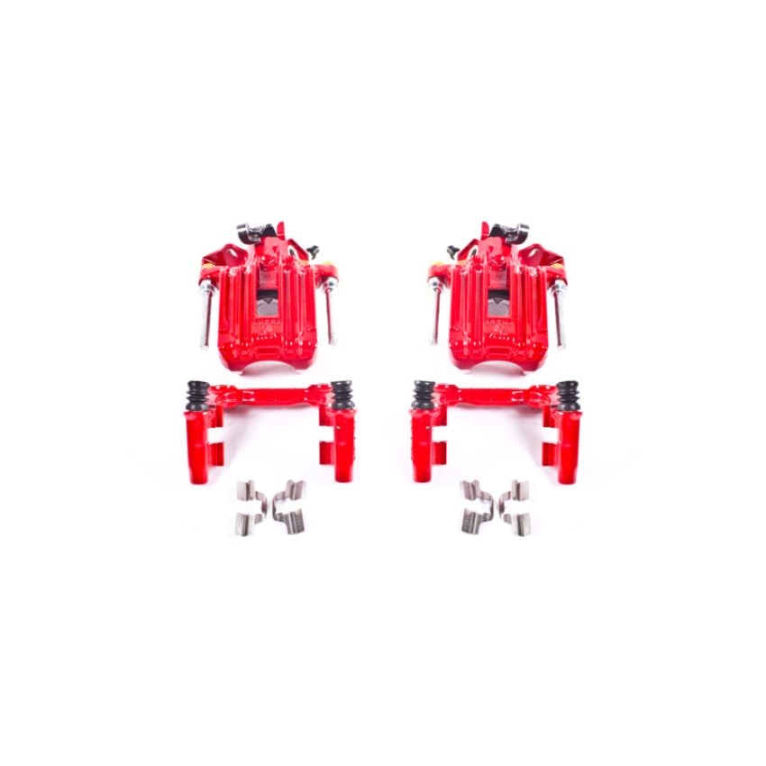 PowerStop S2574 Red Powder Coated Calipers