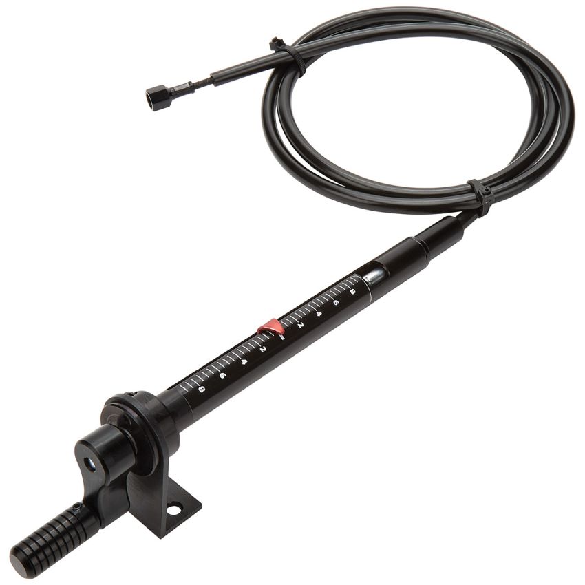 ALLSTAR PERFORMANCE ALL42077 Brake Bias Adjuster Short Crank Type 3/8 Blk