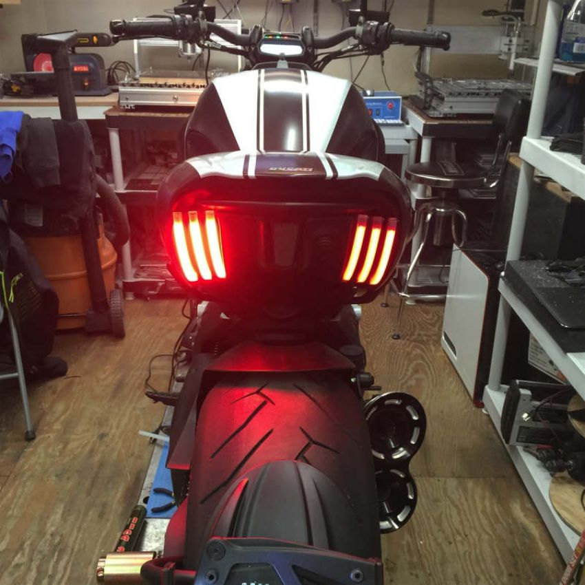 New Rage Cycles DVL-RTB-US 10-19 Ducati Diavel Rear Turn Signals