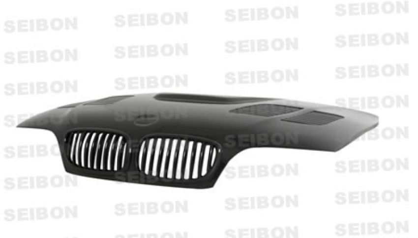 Seibon HD0205BMWE462D-GTR 02-05 BMW E46 2dr GTR-Style Carbon Fiber Hood