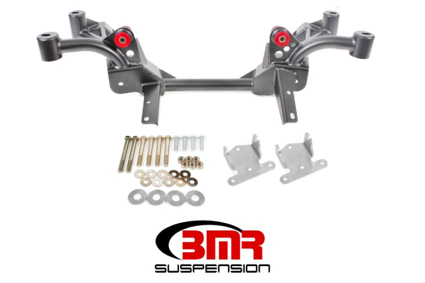 BMR Suspension KM007-1H BMR 82-92 3rd Gen F-Body K-Member w/ SBC/BBC Motor Mounts and Pinto Rack Mounts - Black Hammertone
