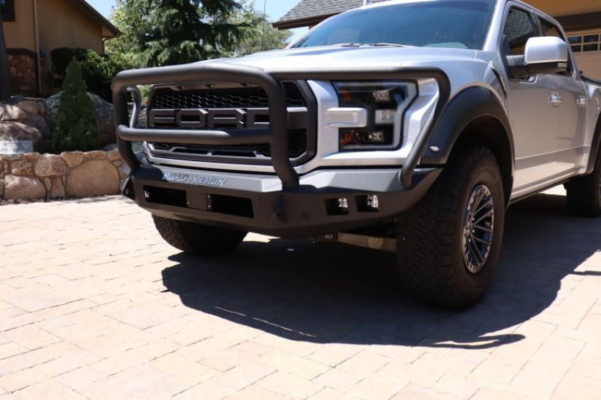 Road Armor 6171F5B-NW 17-20 Ford Raptor Stealth Front Bumper w/Lonestar Guard - Tex Blk