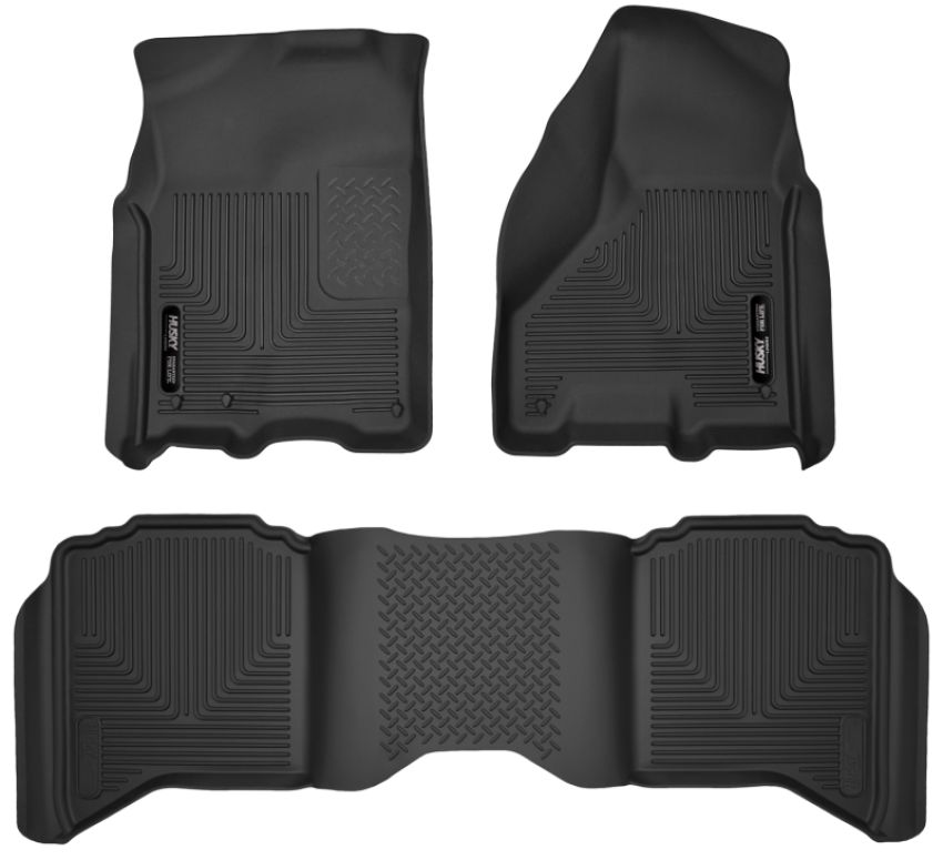 HUSKY LINERS HSK53608 Front & 2nd Seat Floor L iners X-act Contour