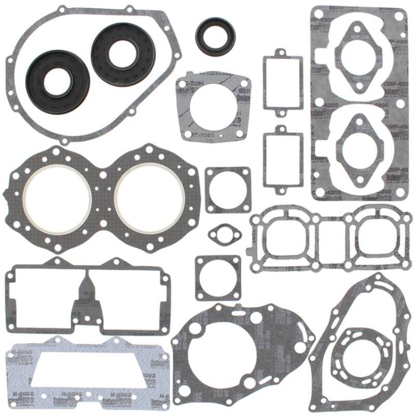 Vertex Pistons 611601 Vertex Gaskets 94-95 Yamaha 700 FX1 Complete Gasket Kit w/ Oil Seals