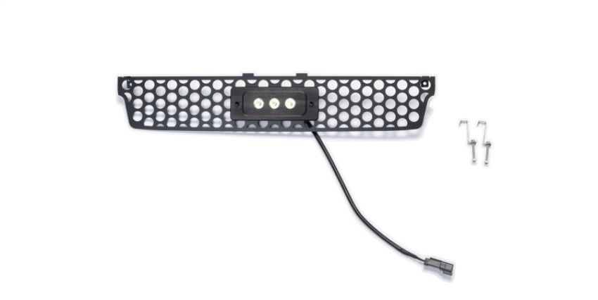 Putco 88196L 15-19 GMC Sierra HD SS Black Punch Bumper Grille Insert w/Flush 6in Luminix Lightbar