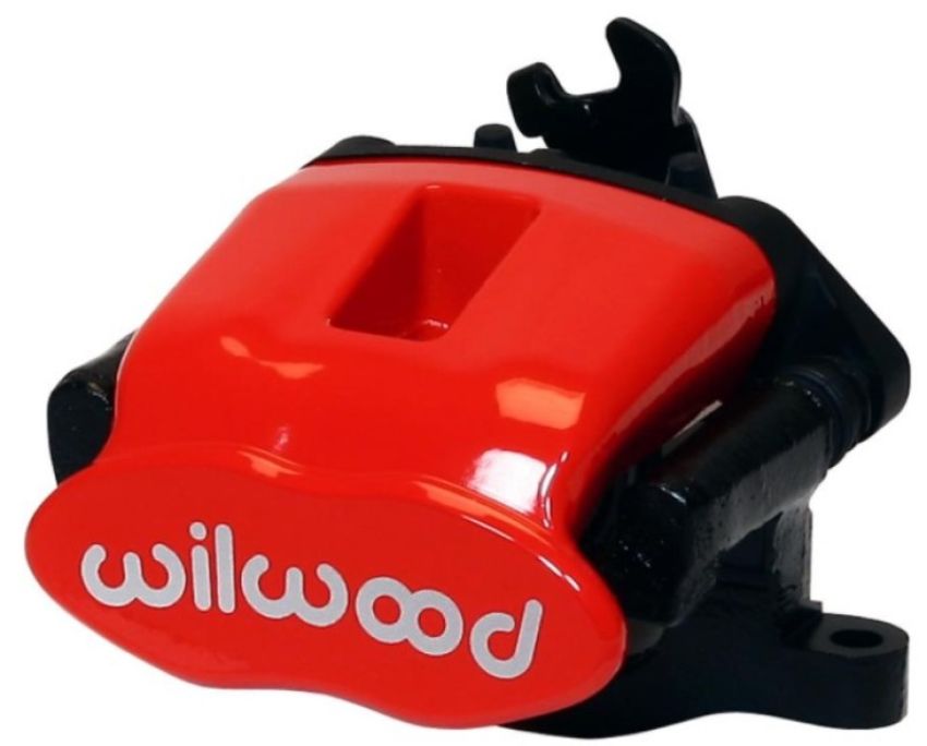 Wilwood 120-10112-RD Caliper-Combination Parking Brake-L/H-Red 41mm piston .81in Disc