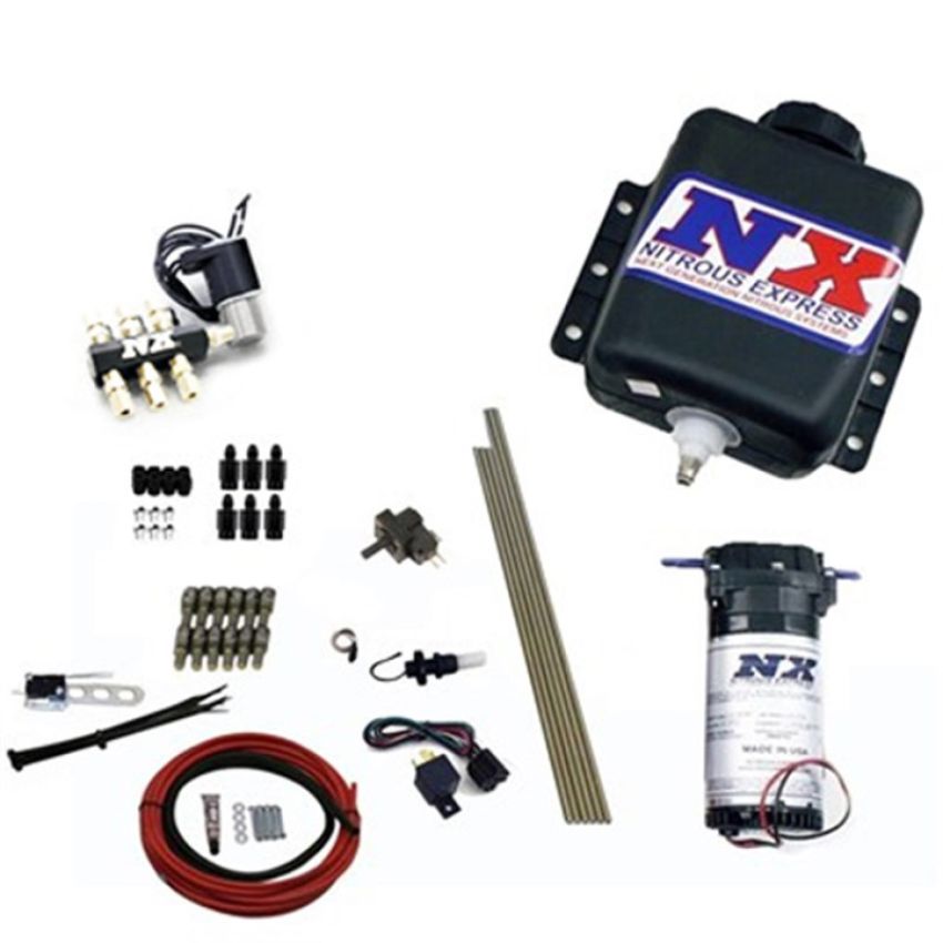 Nitrous Express 15121H Direct Port Water Methanol, 6 Cylinder Stage 1 w/ Hardlines