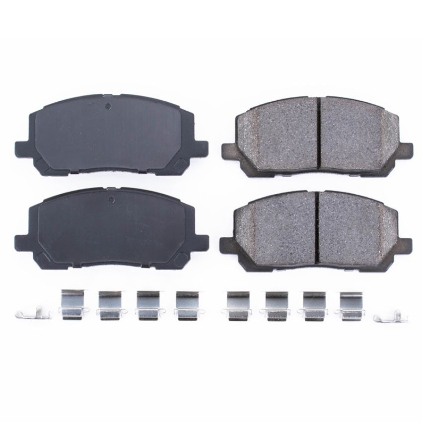 PowerStop 17-884 PowerStop - Z17 Low-Dust Ceramic Brake Pads with Hardware