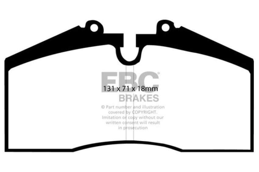 EBC Brakes DP2767 Greenstuff 2000 Series Sport Brake Pads