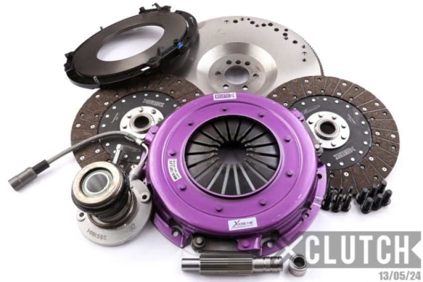 XCLUTCH XKCR27630-2G 97-04 Chevrolet Corvette Indy 500 Pace Car 5.7L 10.5in Twin Solid Organic Clutch Kit