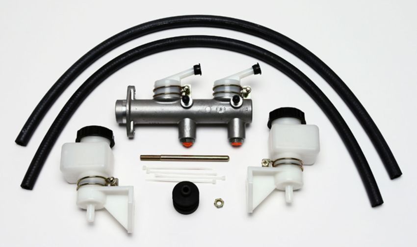 Wilwood 260-7563 Tandem Master Cylinder - 1in Bore w/ Remote Reservoirs