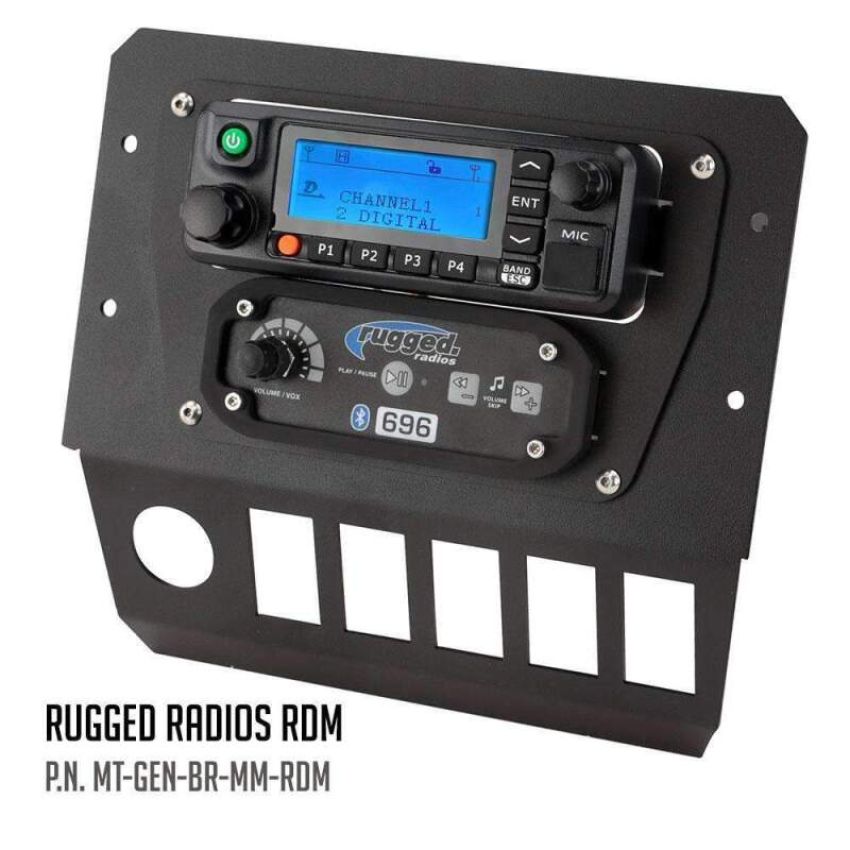 Rugged Radios MT-GEN-BR-MM-RDM Polaris General Multi Mount Kit for Radio and Intercom Rugged RDM