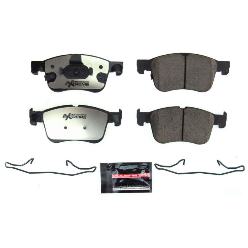 PowerStop Z36-2300 PowerStop - Z36 Truck and SUV Carbon-Fiber Ceramic Brake Pads with Hardware Kit