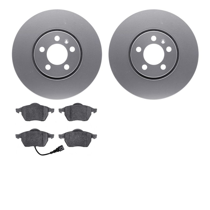 Dynamic Friction 4502-74096 Rotor Kit
