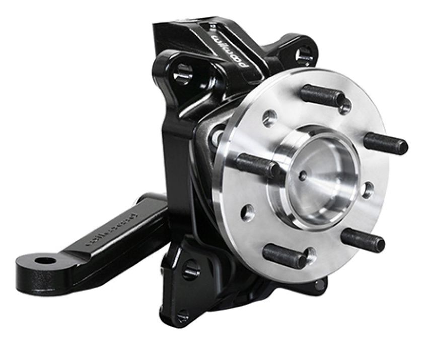 Wilwood 831-14201 Spindle Kit Pair w/ Hub & Steering Arm 63-70 C10 Pickup 2.50in Drop