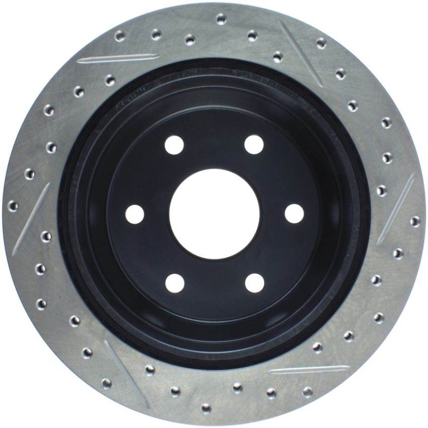 Stoptech 127.66041R Slotted & Drilled Sport Brake Rotor