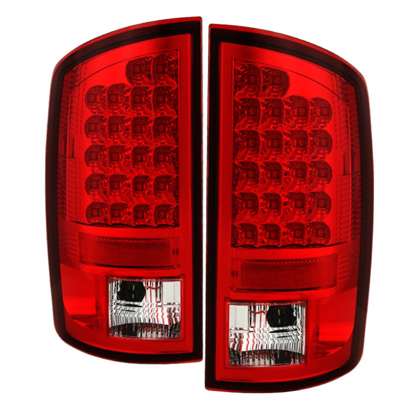 SPYDER 5002570 LED Tail Lights - Red Clear