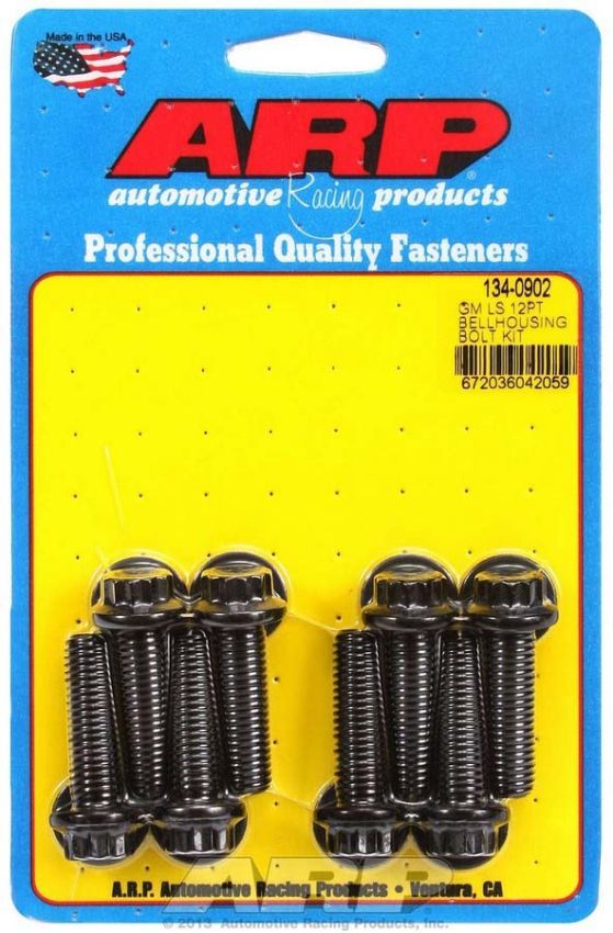 ARP ARP134-0902 Bellhousing Bolt Kit - 12pt. GM LS