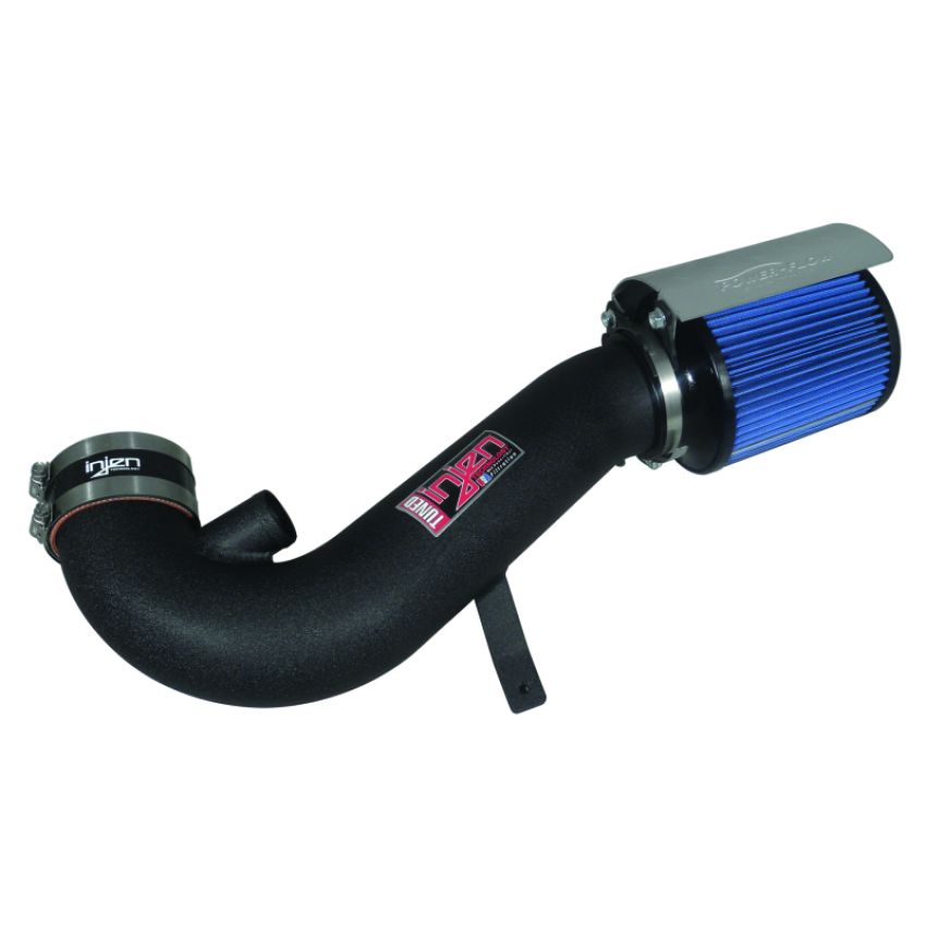 Injen 11 Ford Mustang GT V8 5.0L Power-Flow Wrinkle Blk Short Ram Air Intake w/ MR Tech/Heat Shield