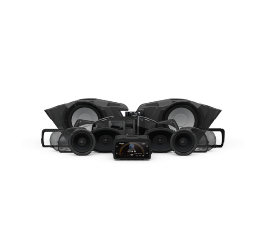Rockford Fosgate HD14-PMX-STG5 2014+ Harley Davidson Road Glide/Street Glide Stage 5 Complete Audio Kit