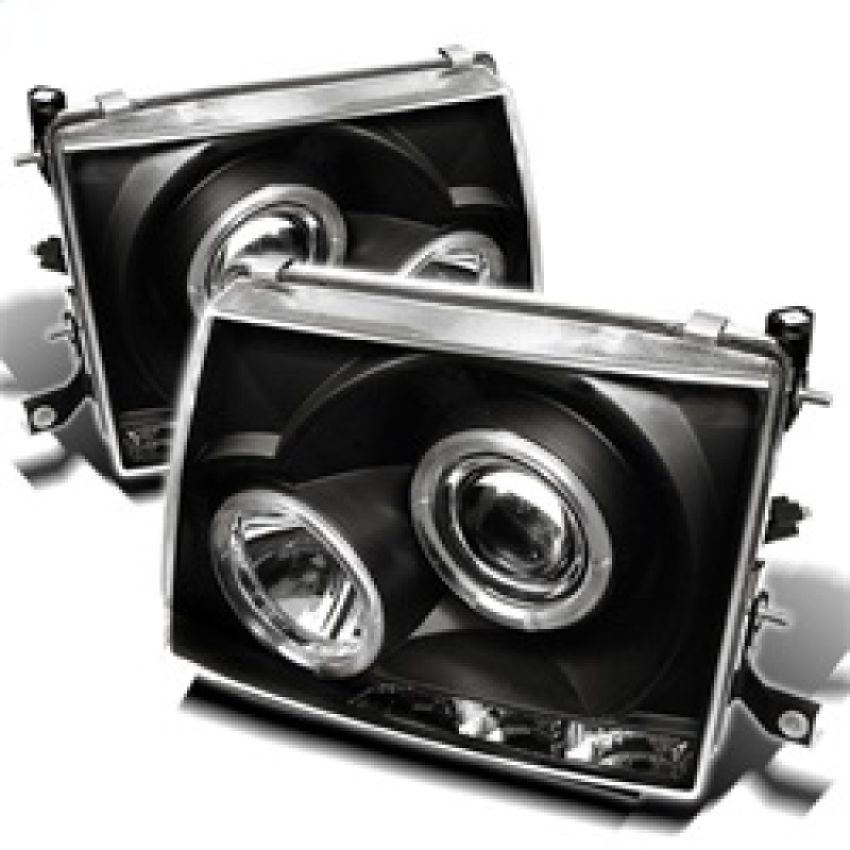 SPYDER 5011947 Projector Headlights - LED Halo - Black