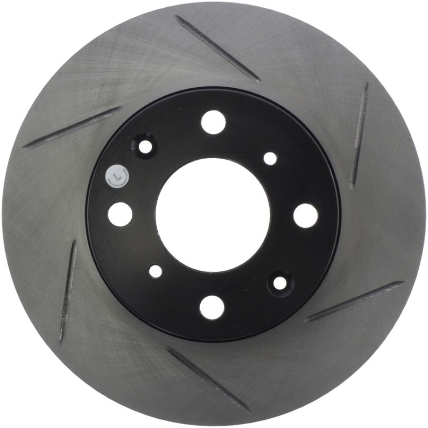 Stoptech 126.40023SL Power Slot 93-00 Honda Civic DX w/ Rr Drum Brakes Front Left Rotor