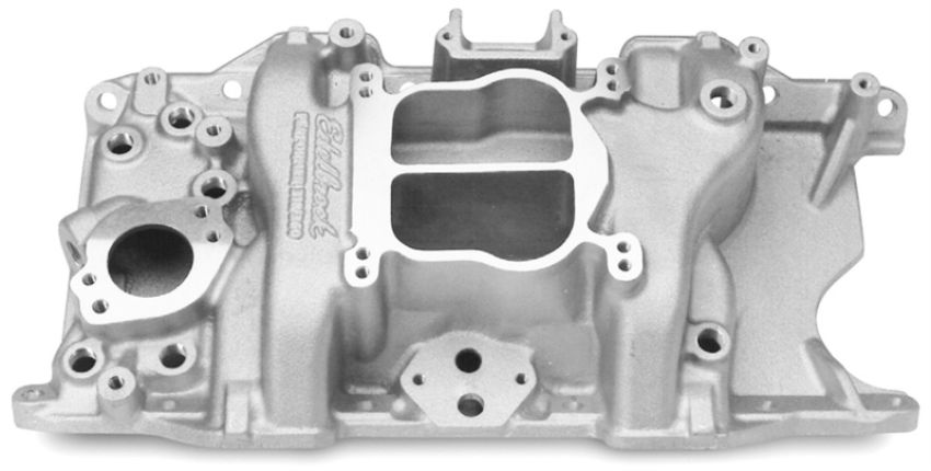 EDELBROCK EDE3776 SBM Performer Manifold - w/EGR 318-360