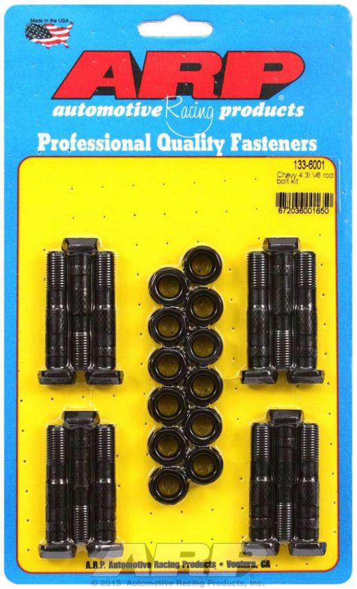 ARP ARP133-6001 Chevy V6 Rod Bolt Kit - Fits 90 Deg. 4.3L