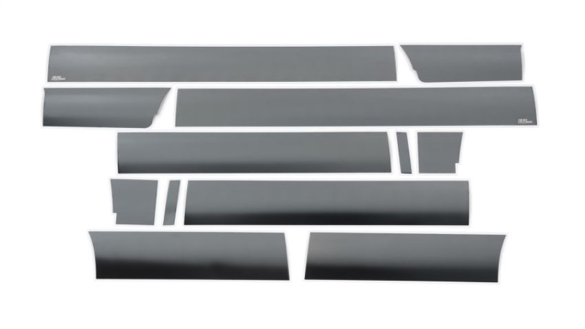 Putco 9751417BP 09-14 Ford F-150 Super Crew 6.5 Short Box - 7in Wide (12pcs) Black Platinum Rocker Panels