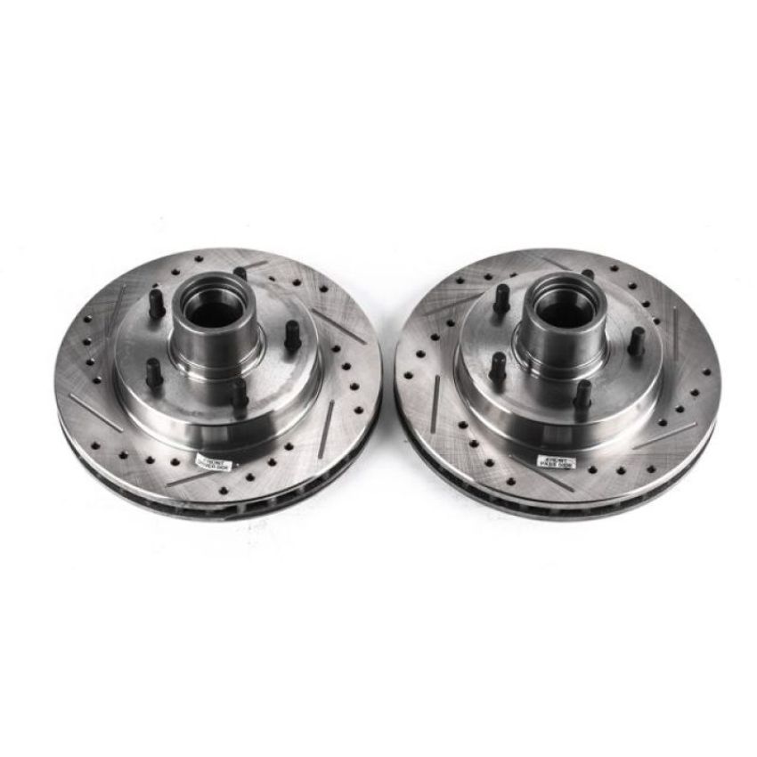 PowerStop AR8215XPR PowerStop Evolution Performance Drilled and Slotted Rotor Pair