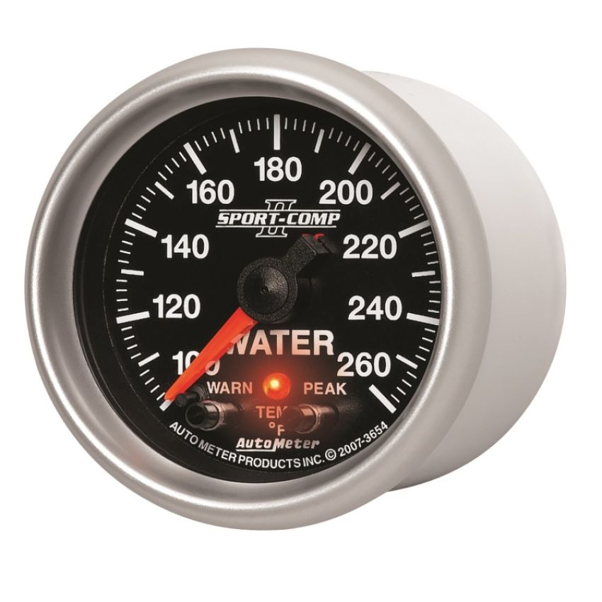 AutoMeter 3654 GAUGE, WATER TEMP, 2 1/16
