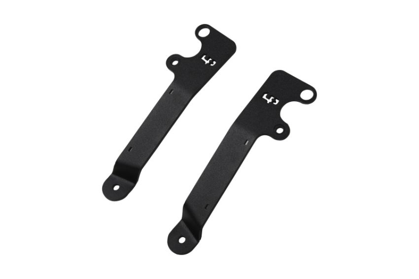 LP Aventure FLP-CTA-18-HBL-B+OPC 18-19 Subaru Crosstrek Hood Light Brackets - Powder Coated (Pair)