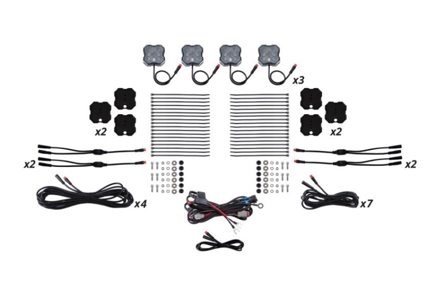 Diode Dynamics DD7749 RGBW Rock Light Installer Magnet Mount Kit (12-pack)