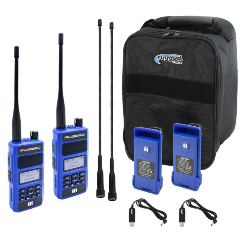 Rugged Radios R1-READY-PACK R1 READY PACK - Rugged R1 - Business Band Two Way Handheld Radios - Digital and Analog
