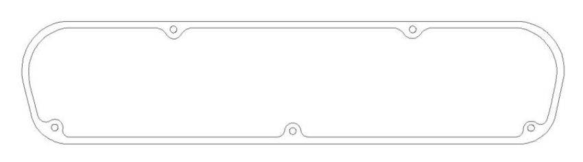 Cometic Gasket C5623-188 Cometic Chrysler LA V8 .188in Fiber Valve Cover Gasket
