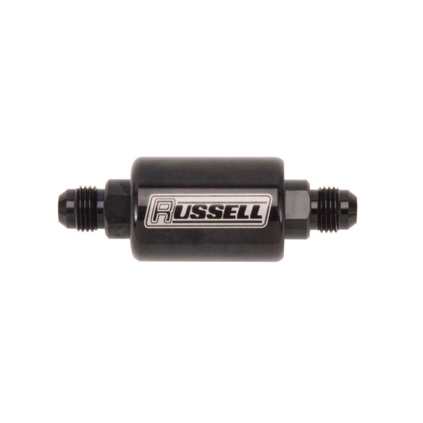 RUSSELL RUS650603 Check Valve 6an Male to 6an Male Black Anodize