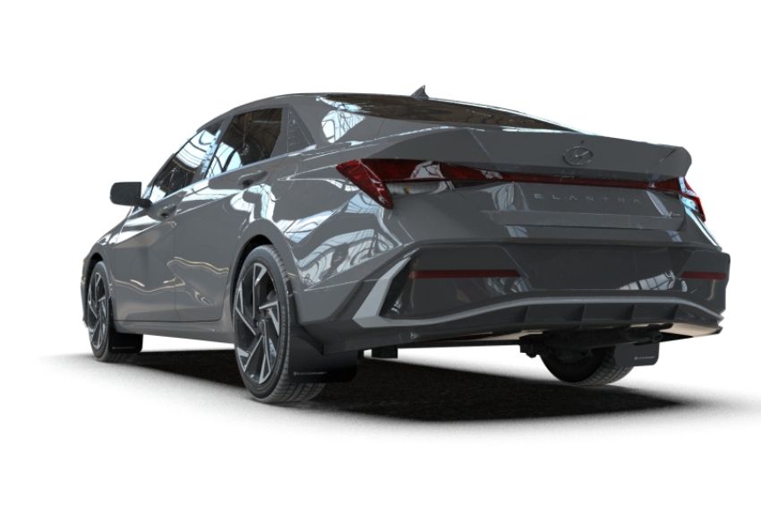Rally Armor MF120-UR-BLK-GRY Black Mud Flap/Grey Logo