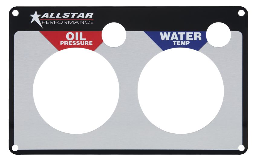 ALLSTAR PERFORMANCE ALL80125 Repl 2 Gauge Panel OP/WT
