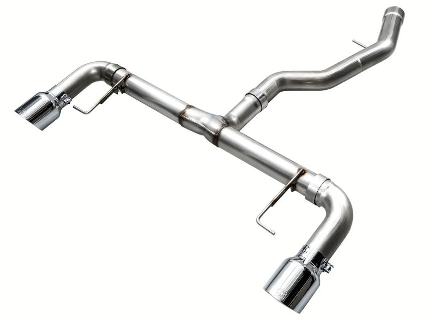 AWE Tuning 3020-32429 AWE 19-23 BMW 330i / 21-23 BMW 430i Base G2X Track Edition Axle Back Exhaust - Chrome Silver
