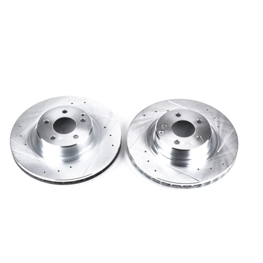 PowerStop EBR650XPR PowerStop Evolution Performance Drilled, Slotted & Plated Brake Rotor Pair